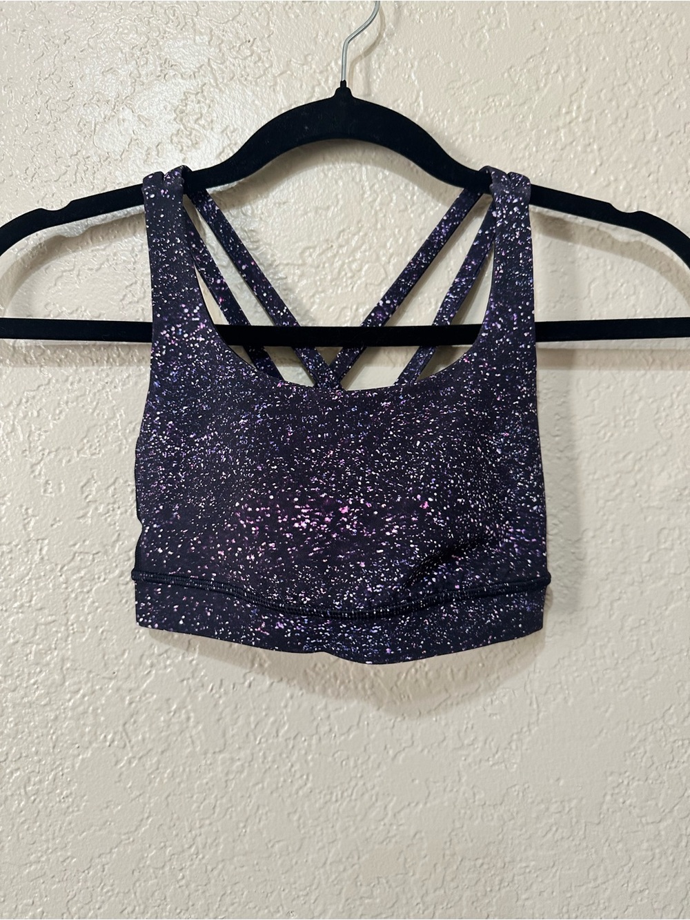 colorful Lululemon sports bra size 2
